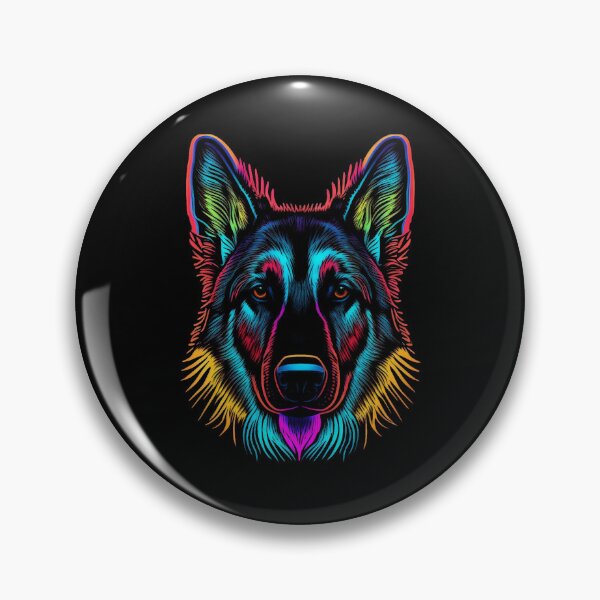 Artikelvorschau, German Shepherd Dog Colorful Paint Splash entworfen und verkauft von rafaeltto.