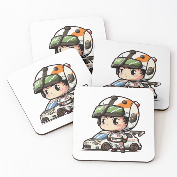 Item preview, Chibi Racer Boy and His Car designed and sold by TheChibiStore.