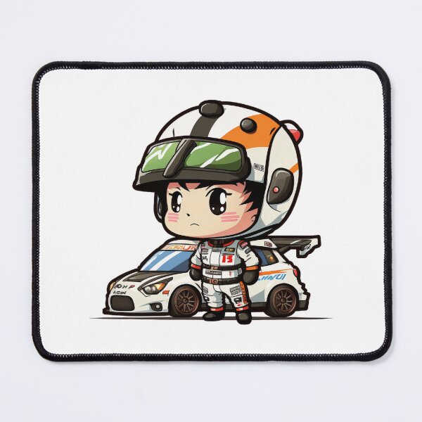 Item preview, Chibi Racer Boy and His Car designed and sold by TheChibiStore.
