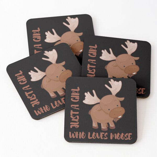 Item preview, Just a girl who loves moose designed and sold by We Grow.