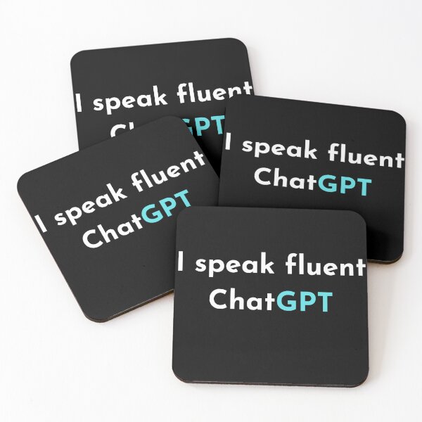 Item preview, I speak fluent ChatGPT funny t-shirt designed and sold by Saq2000.