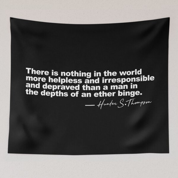 Item preview, Ether binge. Hunter S. Thompson designed and sold by metropol.