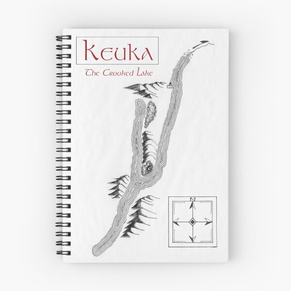 Item preview, Keuka, the Crooked Lake designed and sold by quakeandquiver.