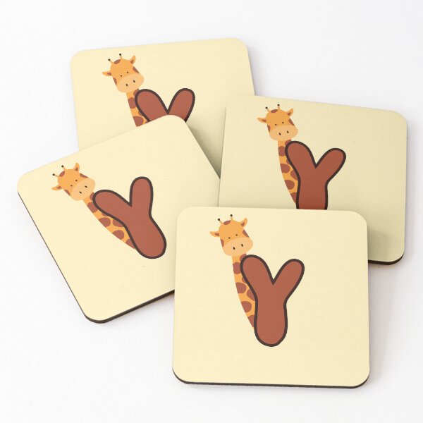 Item preview, Giraffe Monogram Letter Y designed and sold by Lyssarien.