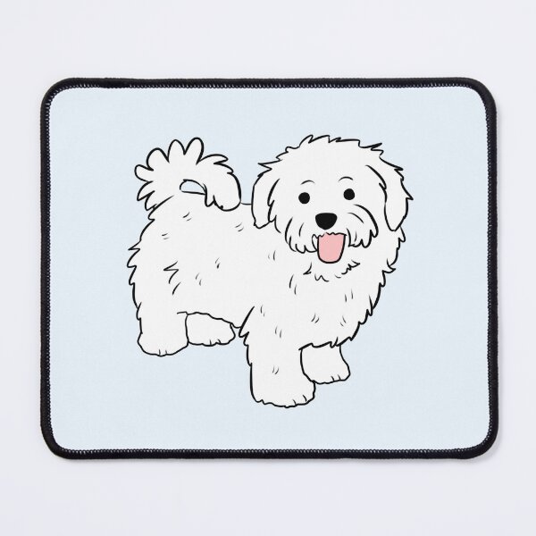 Item preview, Maltese cute illustration designed and sold by Yarafantasyart.