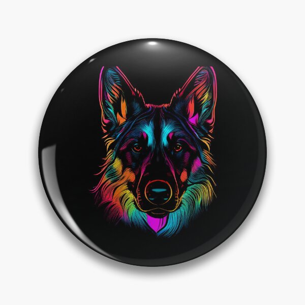 Artikelvorschau, German Shepherd Dog Colorful Paint Splash entworfen und verkauft von rafaeltto.