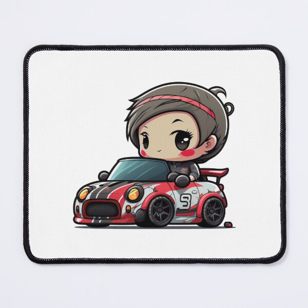 Item preview, Chibi Racer Girl and her Ride designed and sold by TheChibiStore.