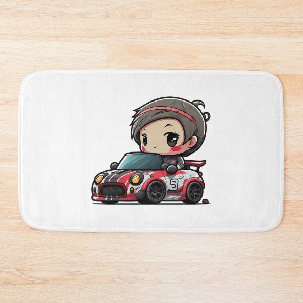 Item preview, Chibi Racer Girl and her Ride designed and sold by TheChibiStore.