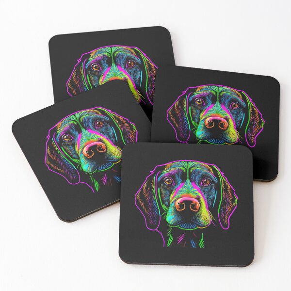 Artikelvorschau, German Shorthaired Pointer Dog Colorful Paint Splash entworfen und verkauft von rafaeltto.