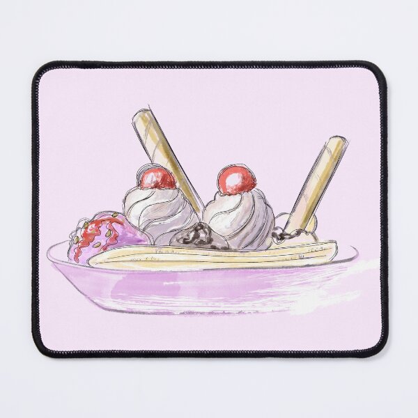 Item preview, Delicate banana split in pastels designed and sold by Lilly-Rune.