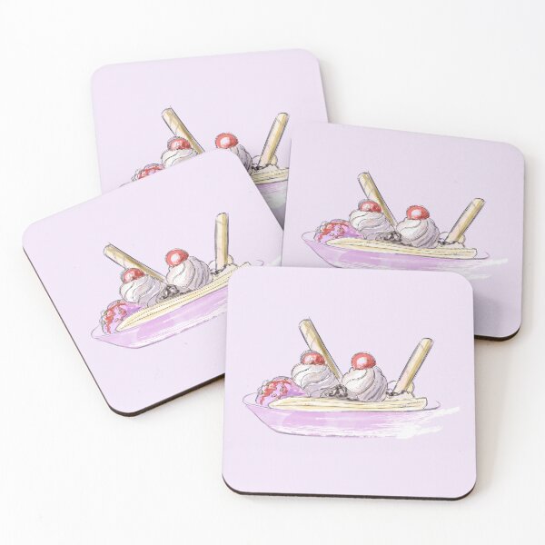 Item preview, Delicate banana split in pastels designed and sold by Lilly-Rune.