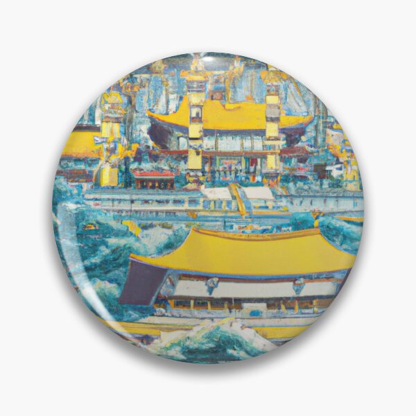 Item preview, Nanshan Temple Ukiyo e Japanese Art  designed and sold by CherWhiteRabbit.