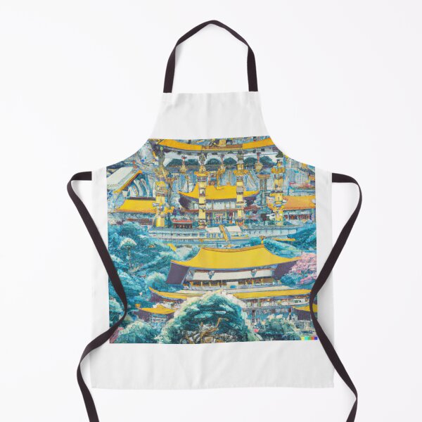 Item preview, Nanshan Temple Ukiyo e Japanese Art  designed and sold by CherWhiteRabbit.