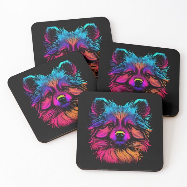 Item preview, German Spitz Dog Colorful Paint Splash designed and sold by rafaeltto.