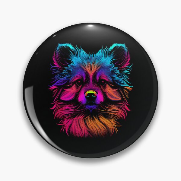 Item preview, German Spitz Dog Colorful Paint Splash designed and sold by rafaeltto.