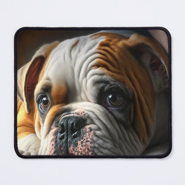 Item preview, Cute Bulldog Puppy On The Sofa designed and sold by Mitch-Angelo.