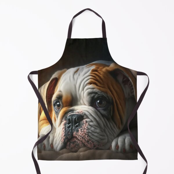 Item preview, Cute Bulldog Puppy On The Sofa designed and sold by Mitch-Angelo.
