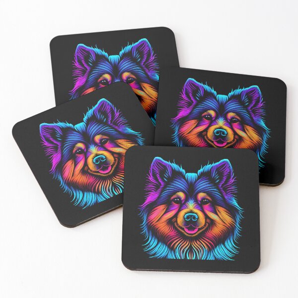 Item preview, German Spitz Dog Colorful Paint Splash designed and sold by rafaeltto.