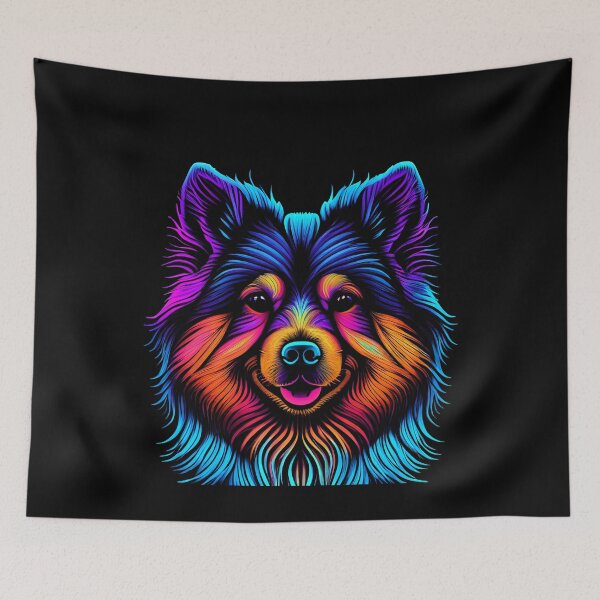 Item preview, German Spitz Dog Colorful Paint Splash designed and sold by rafaeltto.