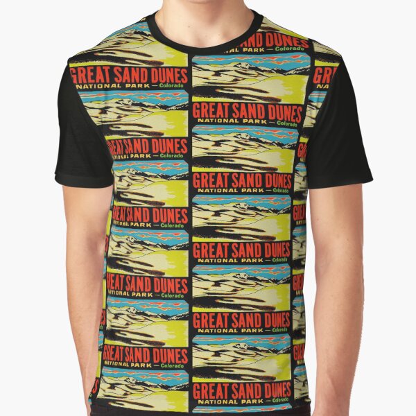Great Sand Dunes National Park Vintage Mens Ringer T Shirt