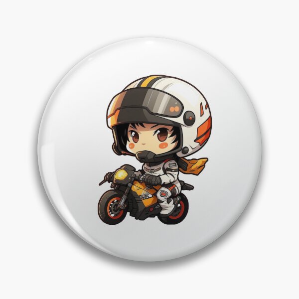 Item preview, Chibi Motorcycle Racer designed and sold by TheChibiStore.