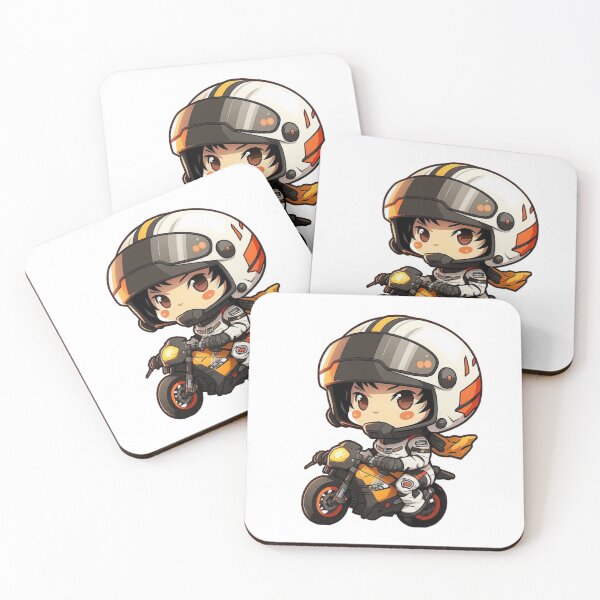 Item preview, Chibi Motorcycle Racer designed and sold by TheChibiStore.