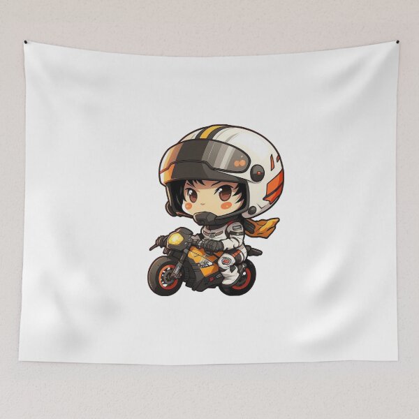 Item preview, Chibi Motorcycle Racer designed and sold by TheChibiStore.