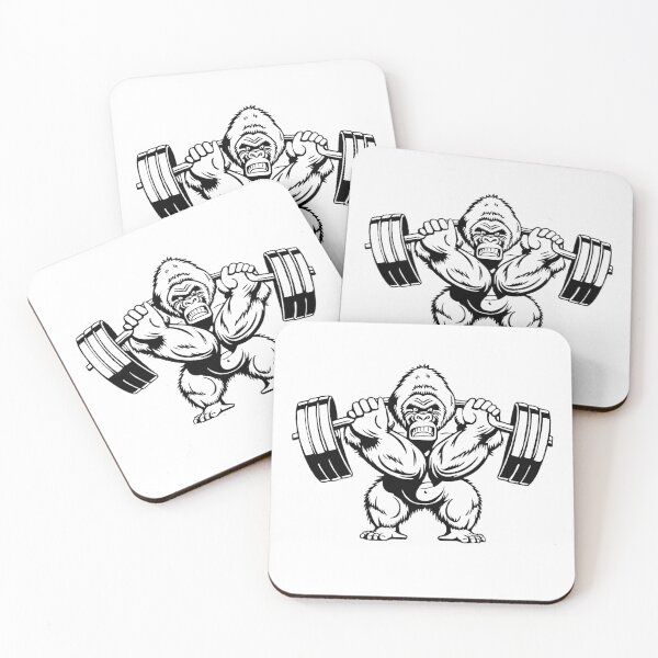 Item preview, Weightlifting Gorilla designed and sold by Glenn Slingsby.