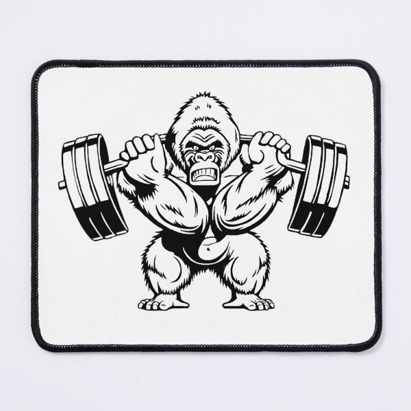 Item preview, Weightlifting Gorilla designed and sold by Glenn Slingsby.