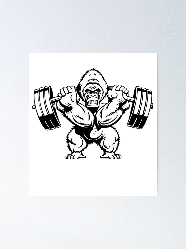 Gorilla Gym Poster for Sale by carlhuber