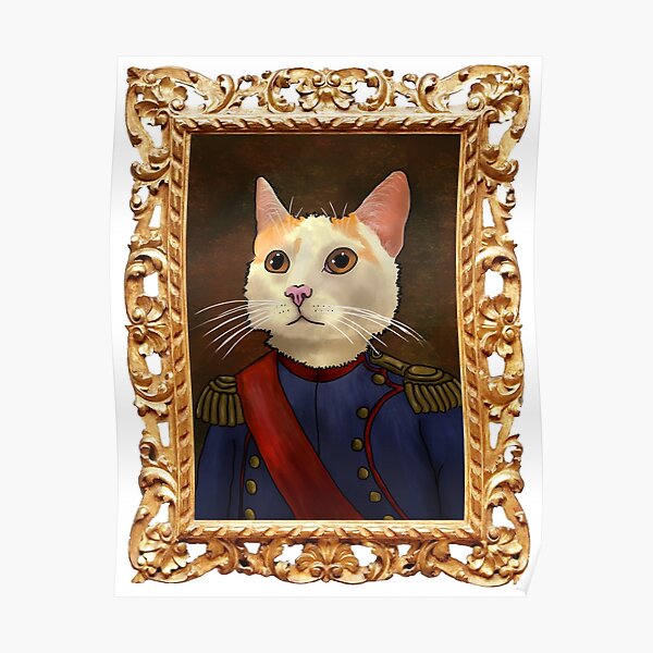 Napoleon Cat Poster