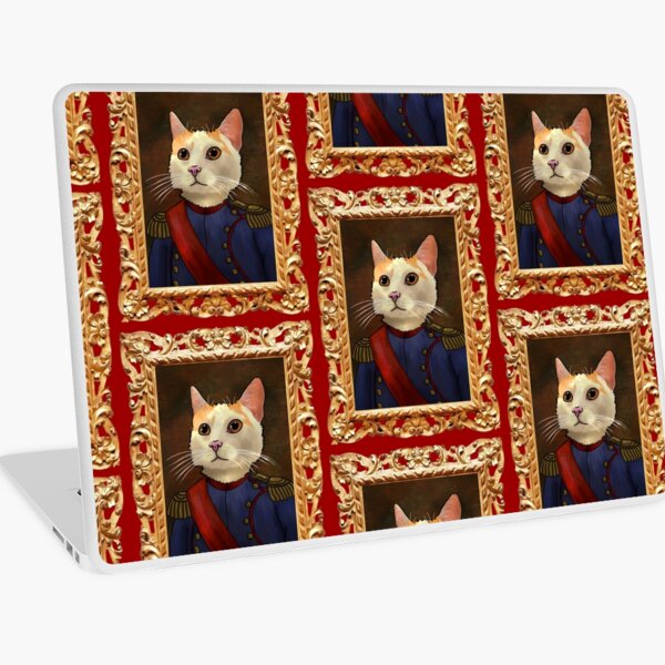 Napoleon Cat Laptop Skin