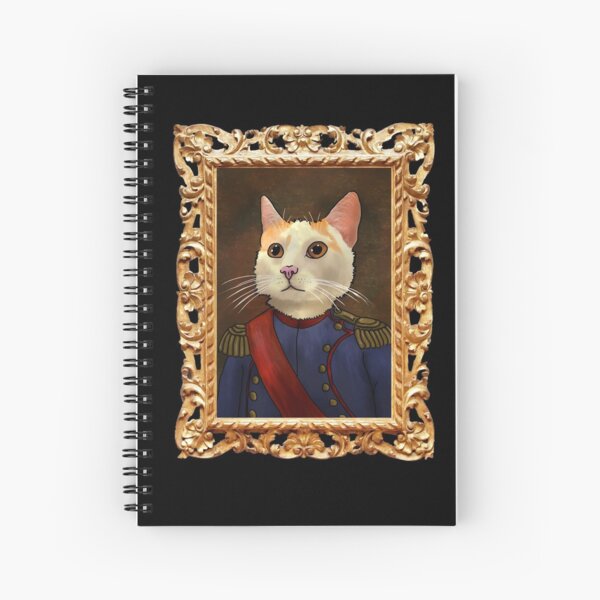 Napoleon Cat Spiral Notebook