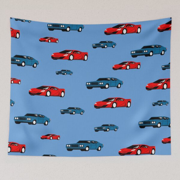 Item preview, cars,motorcar,automobile,blue car,red car designed and sold by grickodd.