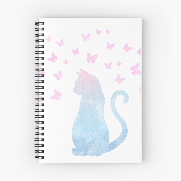 Item preview, Cat surrounded by butterflies designed and sold by drosostalitsa.