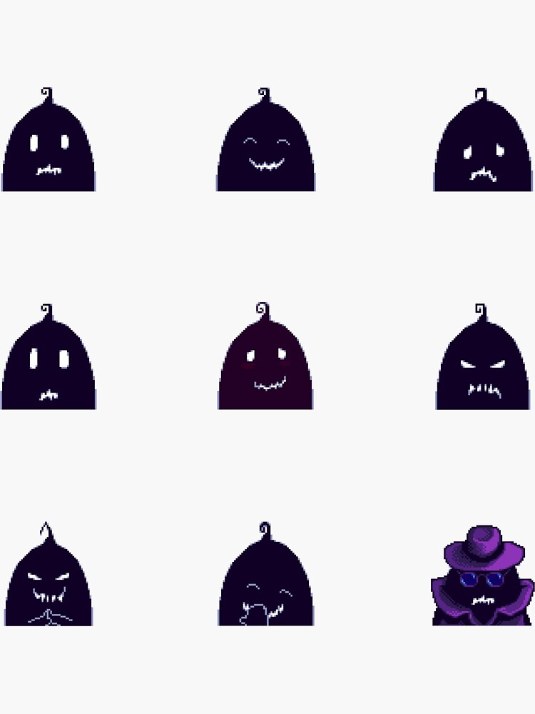 "Stardew Valley – Krobus Portrait Pack" Sticker for Sale by little