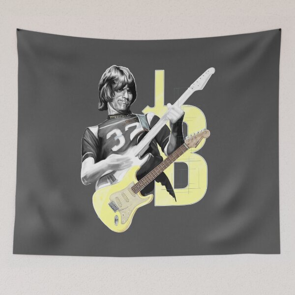 Item preview, Jeff Beck painting designed and sold by AK-Hevonen.