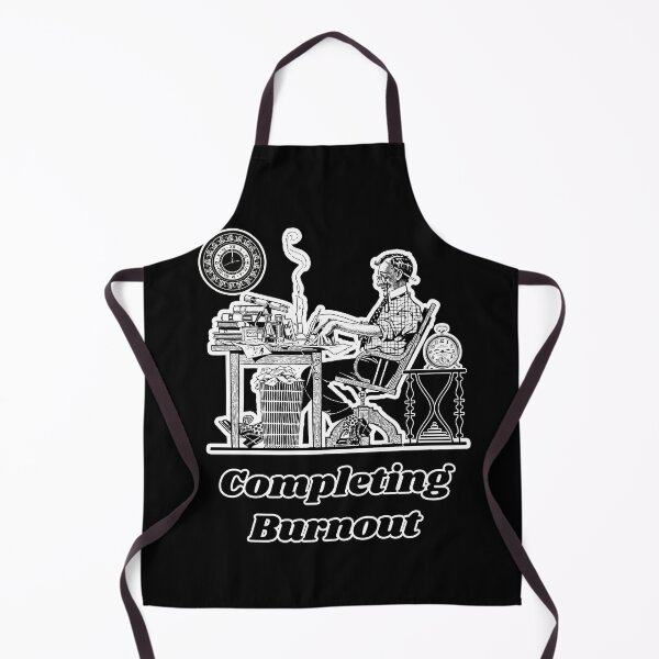 Item preview, 'Completing Burnout' Corporate Workaholic Design - Retro Illustration Design for T-shirts, mugs, phone cases and other accessories designed and sold by Ridiculam Toga.