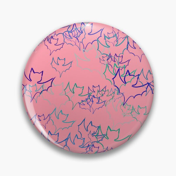 Item preview, Blue Bats - Pink Background designed and sold by FinapplePudding.