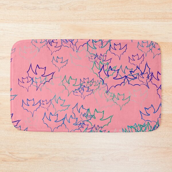 Item preview, Blue Bats - Pink Background designed and sold by FinapplePudding.