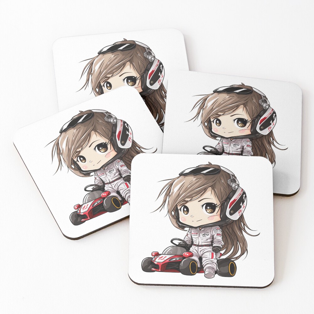 Item preview, Coasters (Set of 4) designed and sold by TheChibiStore.
