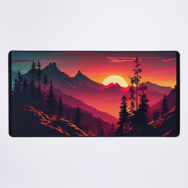 Item preview, View of the Beautiful Sunset from Mountains designed and sold by krazybookz.