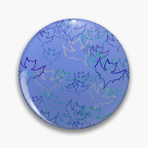 Item preview, Blue Bats - Blue Background designed and sold by FinapplePudding.