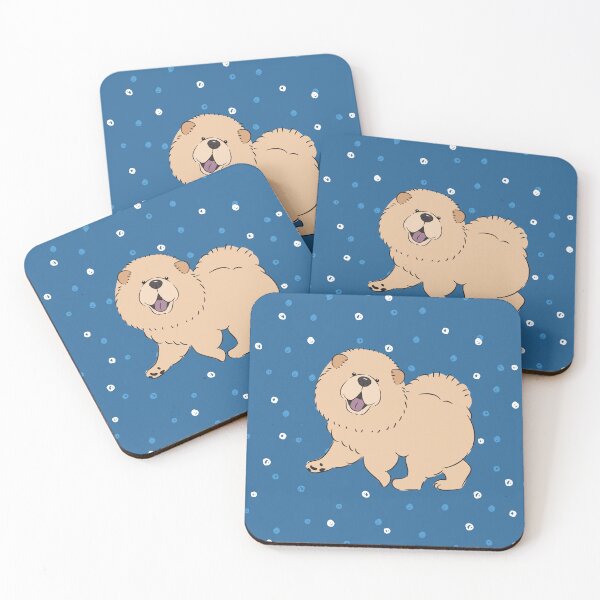 Item preview, Happy Cinnamon Fawn Chow Chow designed and sold by Lulupainting.