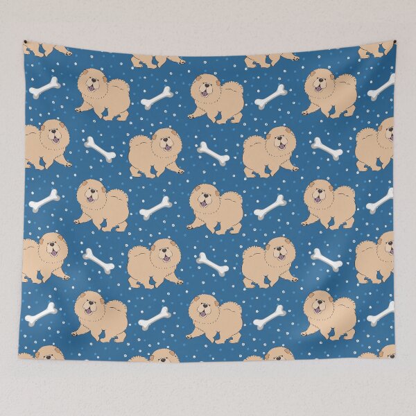 Item preview, Happy Cinnamon Fawn Chow Chow designed and sold by Lulupainting.