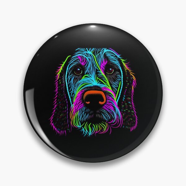 Item preview, German Wirehaired Pointer Dog Colorful Paint Splash designed and sold by rafaeltto.