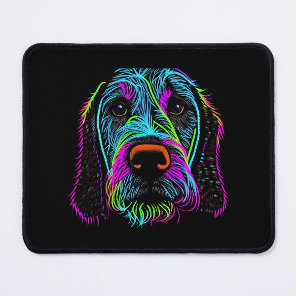 Item preview, German Wirehaired Pointer Dog Colorful Paint Splash designed and sold by rafaeltto.