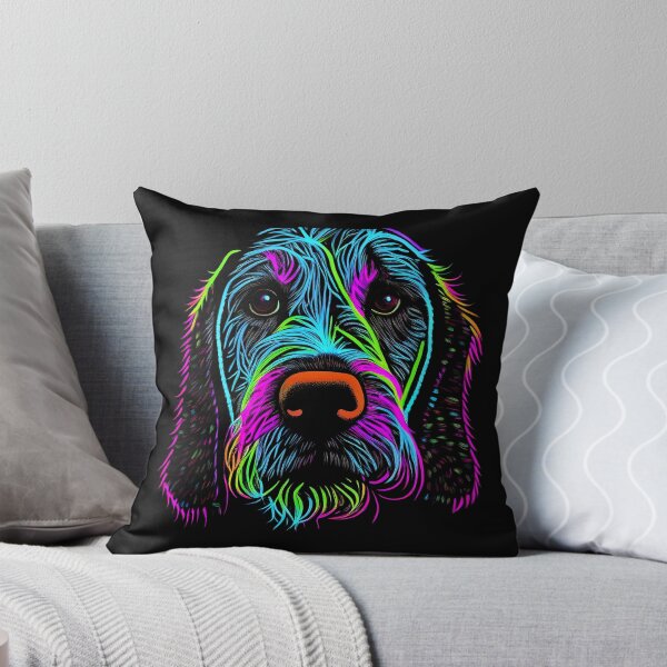 Item preview, German Wirehaired Pointer Dog Colorful Paint Splash designed and sold by rafaeltto.