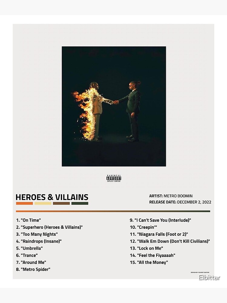 Metro Boomin - Hero’s and Villains Vinyl BRAND NEW IN HAND 