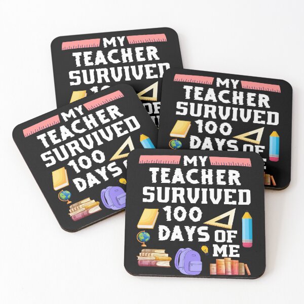 Item preview, My Teacher Survived 100 Days Of Me Funny School designed and sold by ZEDSOU ⭐⭐⭐⭐⭐.